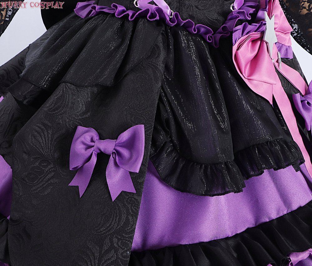 Game Cosplay,Identity V,Game Identity V Blood Queen Mary Purple Dress